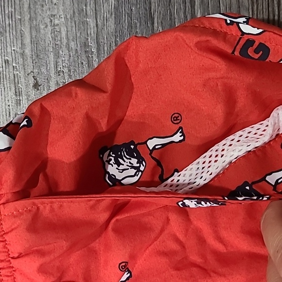 COLUMBIA Red Georgia Bulldogs Big and Tall Backcast Shorts - Picture 6 of 10